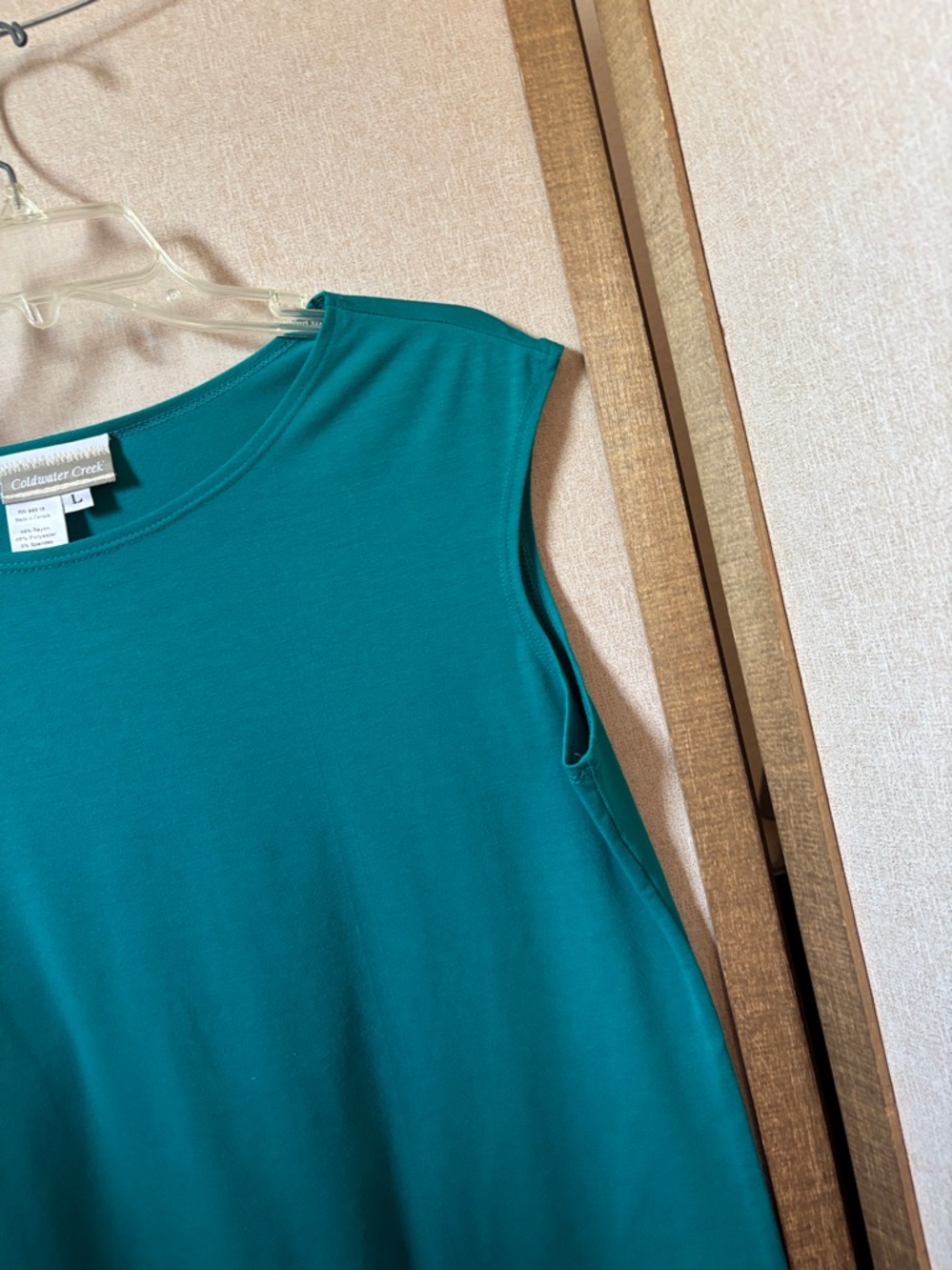 Coldwater Creek Sleeveless Knit Top Large - Picture 3 of 3